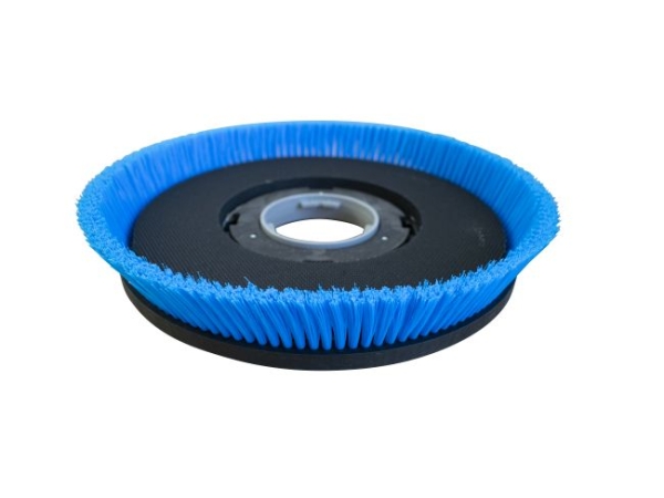 Treibteller Rund für Pads bis 285 mm Streifenhaftbelag/Borstenrand Poly 0,3 - i-Mop XXL