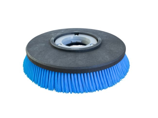 Treibteller-Satz Rund für Pads bis 255 mm Streifenhaftbelag/Borstenrand Poly 0,3 - i-Mop XXL