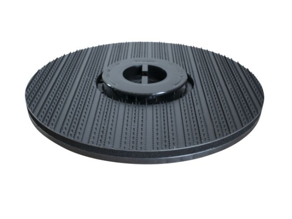Treibteller für Pads bis 410 mm Vollhaftbelag schwarz mit Moosgummi (2 Stück)
