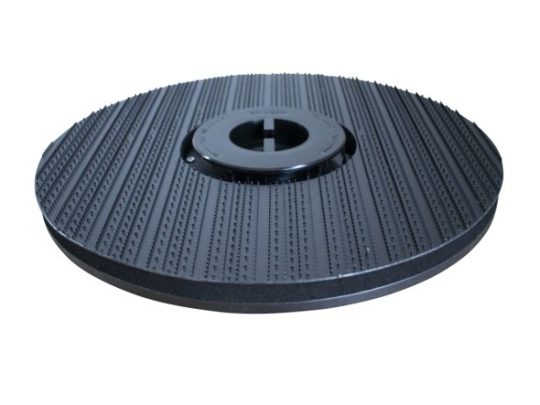 Treibteller für Pads bis 430 mm Vollhaftbelag schwarz mit Moosgummi - Innova 85