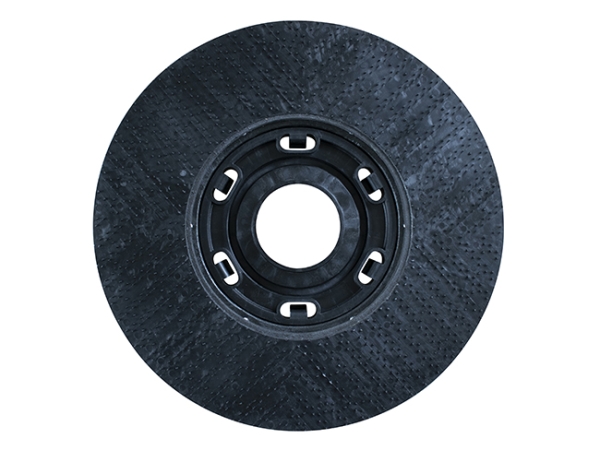Treibteller für Pads bis 355 mm Vollhaftbelag schwarz mit Moosgummi