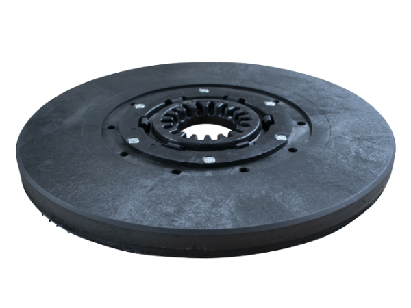 Treibteller für Pads bis 430 mm Vollhaftbelag schwarz mit Moosgummi
