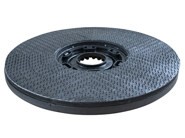 Treibteller für Pads bis 430 mm Vollhaftbelag schwarz mit Moosgummi