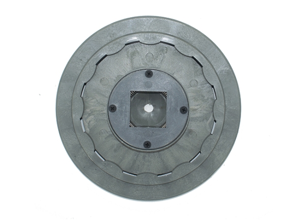 Treibteller für Pads bis 250 mm Vollhaftbelag schwarz mit Moosgummi - Ecobot Scrubber 50