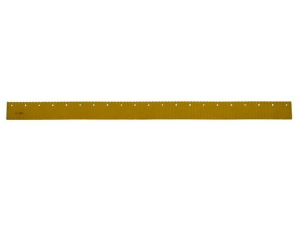 Sauglippe Polyurethan gelb geriffelt - Combimat 300 (gerader Saugfuss)
