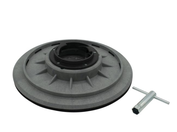 Treibteller für Schleifscheiben mit Montageschlüssel Schleiftellerbelag Zellkautschuk 10 mm