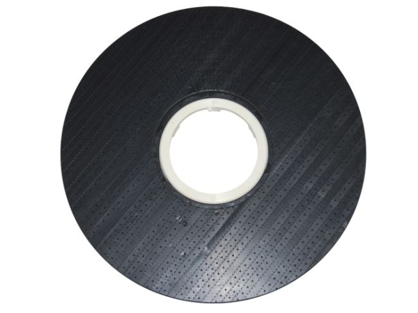 Treibteller für Pads bis 430 mm Vollhaftbelag schwarz mit Moosgummi