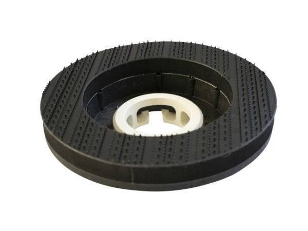 Treibteller für Pads bis 255 mm Vollhaftbelag schwarz mit Moosgummi (2 Stück)
