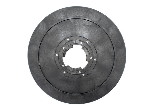 Treibteller für Pads bis 510 mm Vollhaftbelag schwarz mit Moosgummi