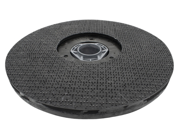 Treibteller für Pads bis 430 mm Vollhaftbelag schwarz mit Moosgummi