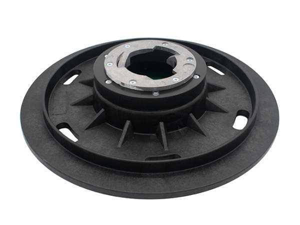 Treibteller mit DOM für Pads bis 430 mm Vollhaftbelag schwarz ohne Moosgummi