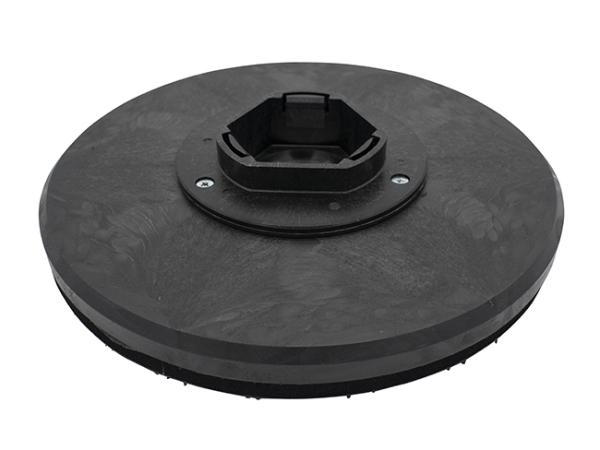 Treibteller für Pads bis 325 mm Vollhaftbelag schwarz mit Moosgummi