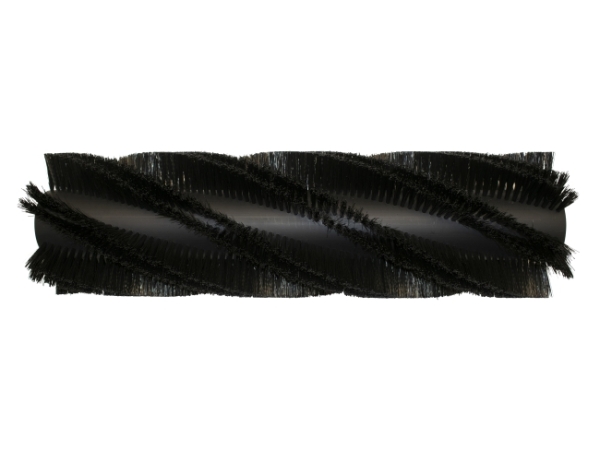 Kehrwalze Poly 0,75 glatt schwarz/Welldraht 0,3 vz