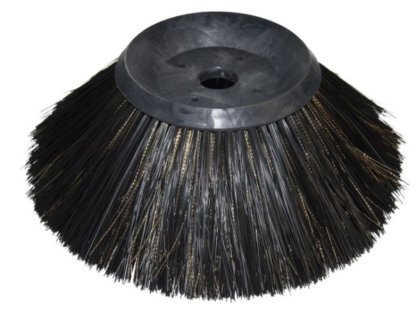 Seitenbesen Poly 1,0 glatt schwarz/Welldraht 0,3 vz