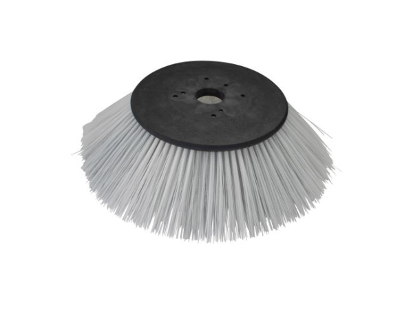 Seitenbesen Poly 1,5 glatt weiß/Welldraht 0,4 vz