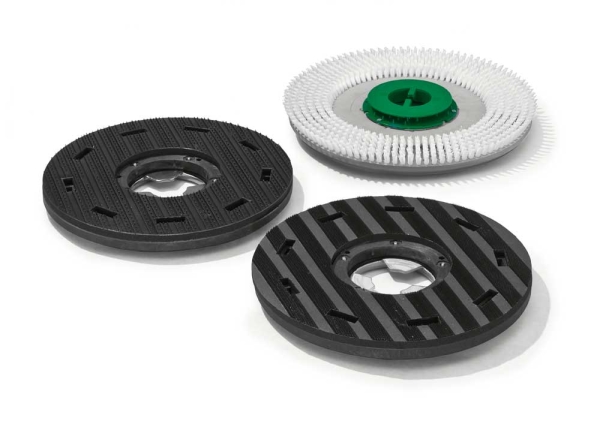 Treibteller für Pads bis 410 mm Vollhaftbelag schwarz ohne Moosgummi