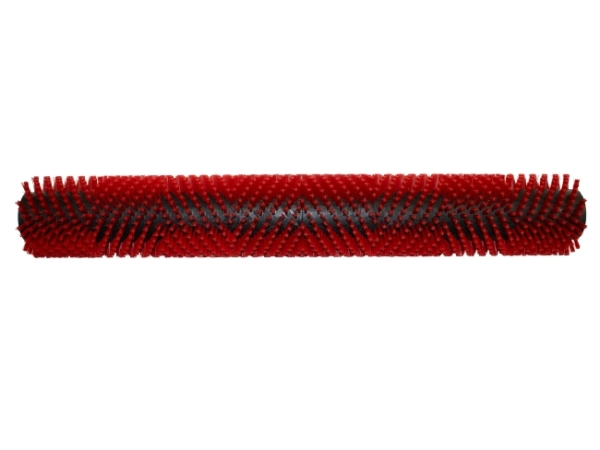 Walzenbürste Poly 0,40 mm glatt rot