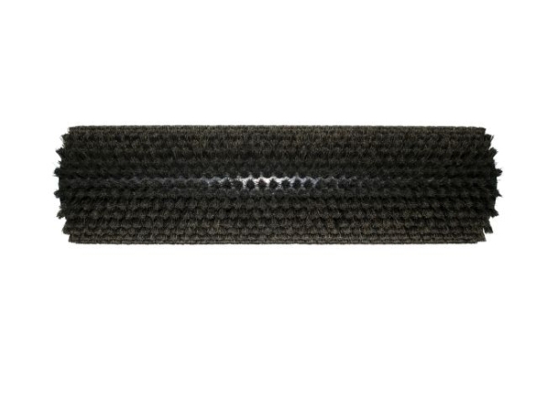 Walzenbürste Rosshaar 2W 0,1 glatt grau-braun - Double-X 420