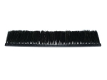 Kehrleiste Poly 0,4 glatt schwarz/Welldraht 0,3 vz ohne Noppen