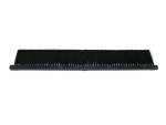 Kehrleiste Poly 0,4 glatt schwarz mit Noppen