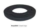 Treibteller für Pads bis 305 mm Vollhaftbelag schwarz mit Moosgummi - A12