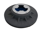 Treibteller mit DOM für Pads bis 355 mm Vollhaftbelag schwarz mit Moosgummi - E250