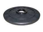 Treibteller für Pads bis 530 mm Vollhaftbelag schwarz mit Moosgummi